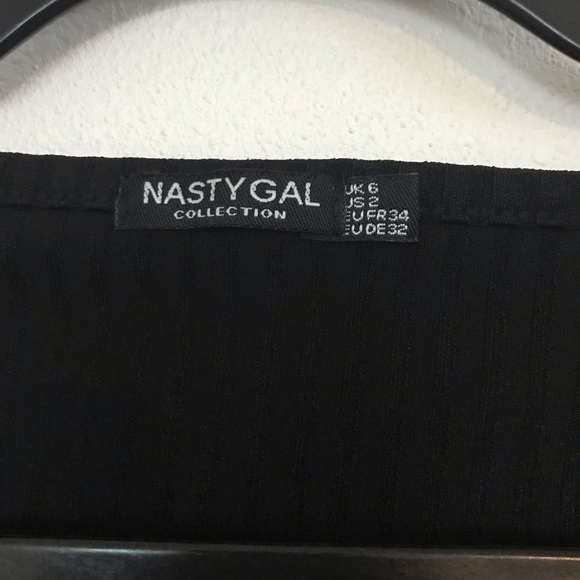 Nasty gal black bodysuit. Size 2 - Picture 5 of 6